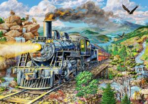 Railway Landscape Wooden Jigsaw Puzzle By Wooden City