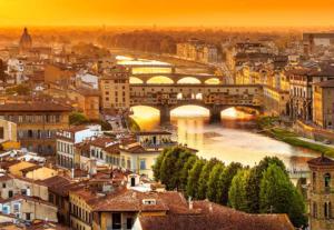 Bridges of Florence Italy Jigsaw Puzzle By Castorland