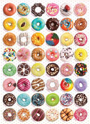 Donut Tops Dessert & Sweets Jigsaw Puzzle By Eurographics