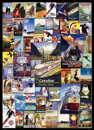 Canadian Pacific - Railroad Adventures Collage Jigsaw Puzzle By Eurographics