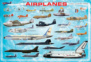 Airplanes Father's Day Children's Puzzles By Eurographics