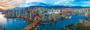 Vancouver British Columbia Canada Panoramic Puzzle By Eurographics