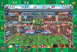 Spot & Find Soccer Sports Children's Puzzles By Eurographics