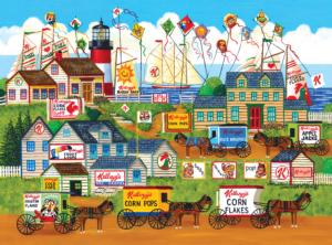 Town by the Sea Beach & Ocean Jigsaw Puzzle By RoseArt