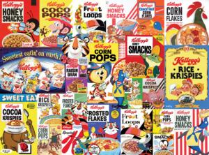 Cereal Favorites Collage Jigsaw Puzzle By RoseArt