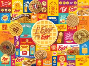 Leggo My Eggo - Scratch and Dent Collage Jigsaw Puzzle By RoseArt