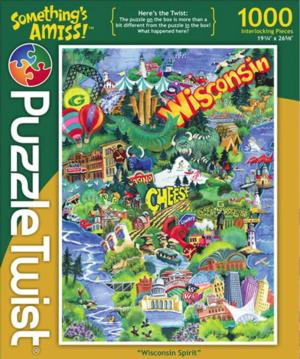 Wisconsin Spirit Landmarks / Monuments Jigsaw Puzzle By PuzzleTwist