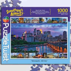 Minneapolis - Mill City - Something's Amiss! United States Altered Images By PuzzleTwist