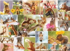 Squirrel’s Life Collage Jigsaw Puzzle By PuzzleTwist