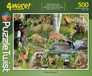 Wild Wonders Twist Puzzle Forest Animal Altered Images By PuzzleTwist