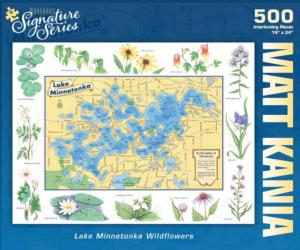 Lake Minnetonka Wildflowers Maps & Geography Altered Images By PuzzleTwist
