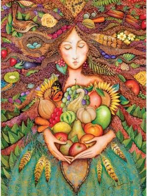 Harvest Goddess Nature Jigsaw Puzzle By RoseArt