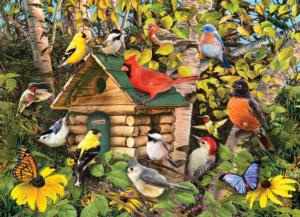 Bird Cabin Birds Jigsaw Puzzle By Cobble Hill