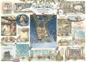 Brambly Hedge Winter Story Books & Reading Jigsaw Puzzle By Cobble Hill