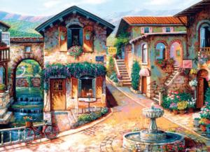 Fountain on the Square Landscape Jigsaw Puzzle By Cobble Hill