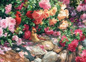 The Garden Wall Flower & Garden Jigsaw Puzzle By Cobble Hill