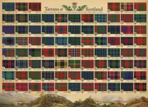 Tartans of Scotland Europe Jigsaw Puzzle By Cobble Hill