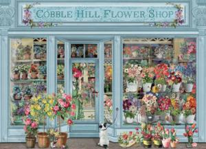 Parisian Flowers Shopping Jigsaw Puzzle By Cobble Hill