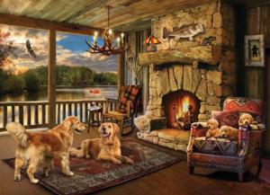 Lakeside Cabin Cabin & Cottage Jigsaw Puzzle By Cobble Hill