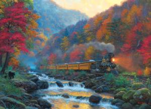 Smoky Train Train Jigsaw Puzzle By Cobble Hill