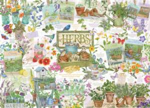 Herb Garden Collage Jigsaw Puzzle By Cobble Hill