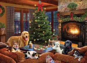 Furry Festivities Around the House Jigsaw Puzzle By Cobble Hill