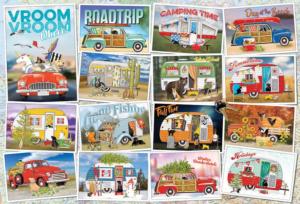 Vroom Vroom Vehicles Jigsaw Puzzle By Cobble Hill