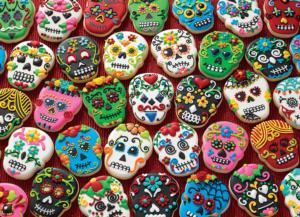 Sugar Skull Cookies Pattern / Assortment Jigsaw Puzzle By Cobble Hill