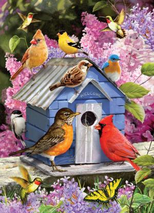 Spring Birdhouse Garden Jigsaw Puzzle By Cobble Hill