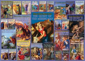 Vintage Nancy Drew Books & Reading Impossible Puzzle By Cobble Hill