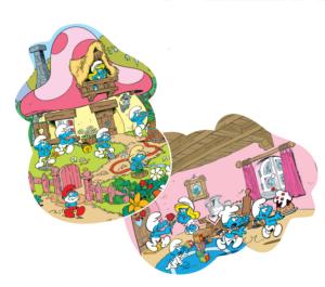 Smurfette's House Movies & TV Children's Puzzles By Cobble Hill