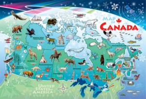 Map of Canada Canada Children's Puzzles By Cobble Hill