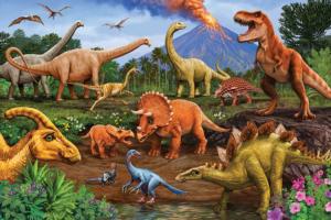 Dinos Dinosaurs Children's Puzzles By Cobble Hill