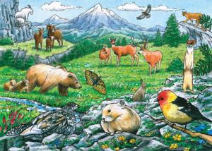Rocky Mountain Wildlife Forest Animal Children's Puzzles By Cobble Hill