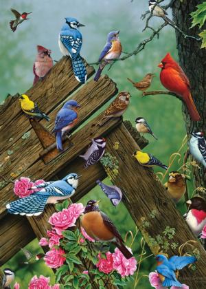 Wildbird Gathering Birds Children's Puzzles By Cobble Hill