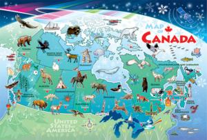 Canada Map Canada Children's Puzzles By Cobble Hill