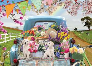 Country Road Dogs Children's Puzzles By Cobble Hill