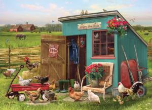Happy Hens Farm Children's Puzzles By Cobble Hill