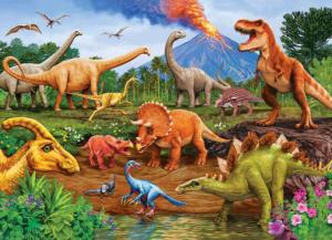 Triceratops & Friends Dinosaurs Children's Puzzles By Cobble Hill