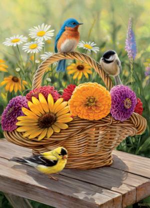 Summer Bouquet (Small Box) Sunflower Jigsaw Puzzle By Jack Pine