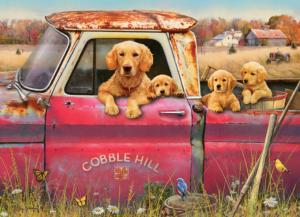 Cobble Hill Farm (Small Box) Dogs Jigsaw Puzzle By Jack Pine