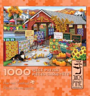 Harvest Festival Americana Jigsaw Puzzle By Jack Pine