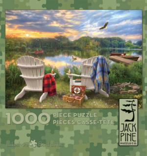 Lakeshore Lakes & Rivers Jigsaw Puzzle By Jack Pine