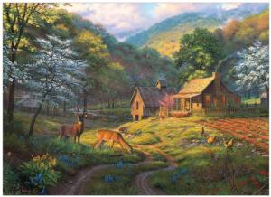 Country Blessings Cottage / Cabin Jigsaw Puzzle By Cobble Hill