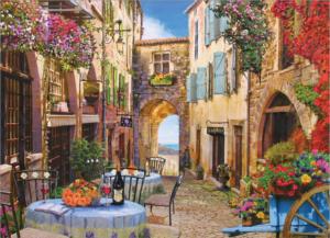 French Village Adult Beverages Jigsaw Puzzle By Cobble Hill