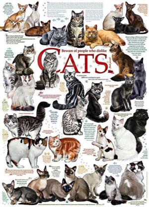 Cat Quotes Collage Jigsaw Puzzle By Cobble Hill