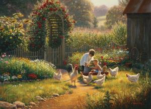 Feeding Time Flower & Garden Jigsaw Puzzle By Cobble Hill