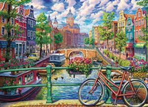 Amsterdam Canal Lakes / Rivers / Streams Jigsaw Puzzle By Cobble Hill