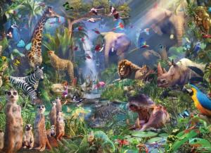 Into the Jungle Elephant Jigsaw Puzzle By Cobble Hill