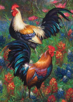 Roosters Chickens & Roosters Jigsaw Puzzle By Cobble Hill
